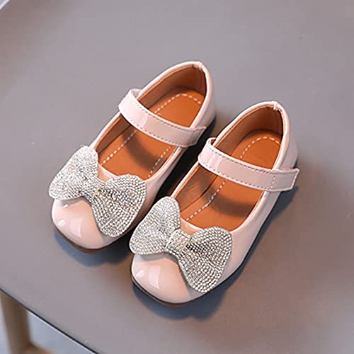 Summer And Autumn Fashion Girls Casual Shoes Bow Rhinestones Flat Bottom Dress Shoes Tall Boot Toddler2