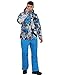 HOTIAN Herren Schneeanzug Herren Ski Jacke und Hosen Set Winter Warme Schnee Skifahren Sätzefür Wandern Klettern Isoliertes Snowboarden blue+blue XL