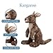 The Petting Zoo Kangaroo Stuffed Animal Plushie, Gifts for Kids, Wild Onez Zoo Animals, Kangaroo Plush Toy, 12 inches