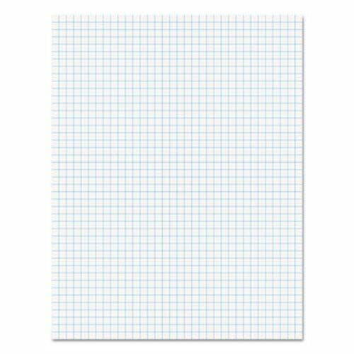 Economy Ruled Writing Pads Quadrille White 1 dozen UNV20631