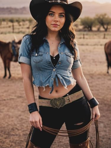 Women Western Belt with Heart Buckle Vintage Brown Belts for Jeans Pant Dress Cowgirl Cowboy Belt4