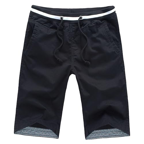 Short décontracté avec poches homme taille élastique ajustable