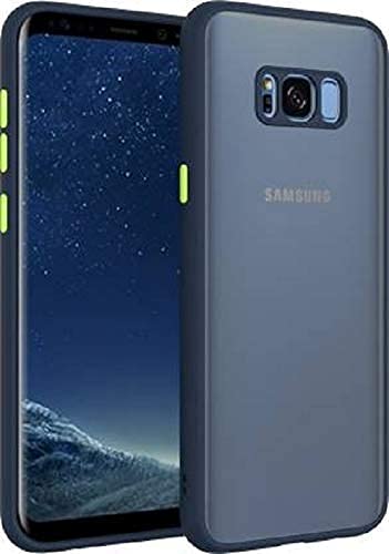 Glaslux (Camera Protection) Thermoplastic Polyurethane, Polycarbonate Matte Case Cover For Samsung Galaxy S8 Plus - Blue