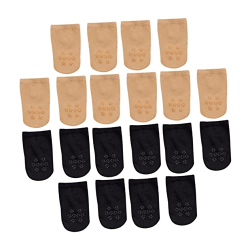 10Pairs Half Toe Socks Women Non-slip Nylon Toe Covers Invisible Lightweight Design for High Heels Clogs and Slippers Comfortable Breathable Machine Washable