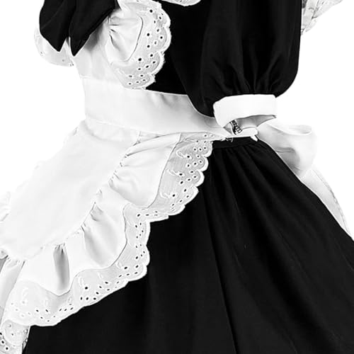 Déguisement soubrette cosplay avec tablier ajustable intérieur extérieur - 7
