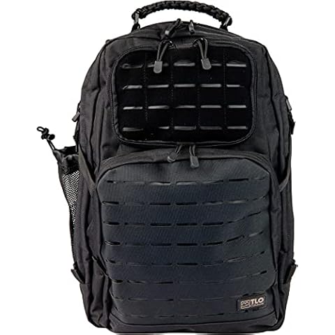 TLO Outdoors TacPack40L Tactical Backpack - Water Resistant 40 Liter Capacity Daypack, Rucksack, Gear Bag, Laptop Bag Cover