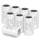 HaiNXC ER26500 C Size 3.6V 9000mAh Li-SOCl₂ Battery 8-Pack for Tire Pressure Monitors, Smart Meters, IoT Devices, Medical Equipment, Wireless Tools - Extreme Temperature -55℃ to 85℃