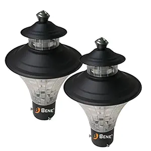 Garden Light Nice Black 16cm Pack of 2 Pcs