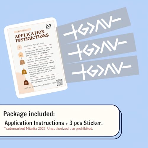 Image of Miarita 3X Car Stickers and Decals - Christian Car Decals for Women & Men - God is Greater Than the Highs and Lows - Jesus Stickers - Vinyl Stickers for Truck, Mirror, Laptop, Water Bottle (GAV White)