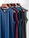 Liberty Imports Pack of 5 Men's Stretch Cool Dry Muscle Tank Tops Athletic Crewneck Sleeveless Workout Shirts