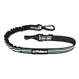 PHILORN Universal Hunde Sicherheitsgurt fürs Auto (28-32 in einstellbar), Verwicklungsfrei Hundesicherheitsgurt mit Reflexnähten und Elastischer Puffer, um Verletzungen Ihres Haustieres zu Vermeiden