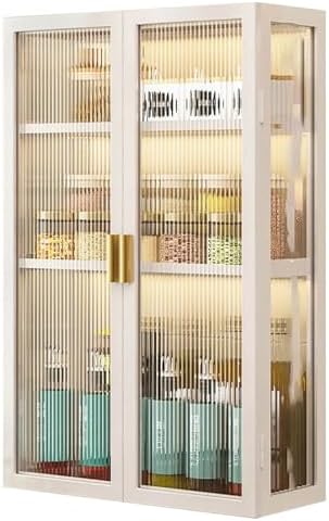 Space Saving Over The Toilet Storage Cabinet – Versatile Hanging Organizer for Bathroom, Kitchen & Living Room – Maximize Storage with Stylish Design