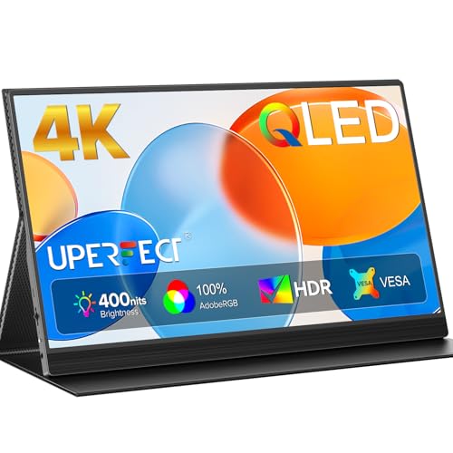 UPERFECT 4K Portable Monitor 15.6 QLED USB-C/HDMI