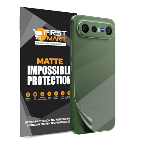 Image of FIRST MART Matte Back Screen Protector for Vivo X300 FE - TPU Anti-Glare Protection, Anti-Slip, Bubble-Free, Edge to Edge Coverage [ 1 Pack]