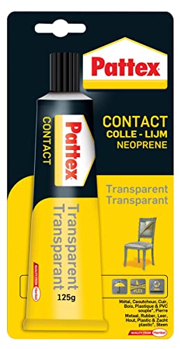 Pattex 1563741 - Cemento de contacto del tubo transparente 125 g