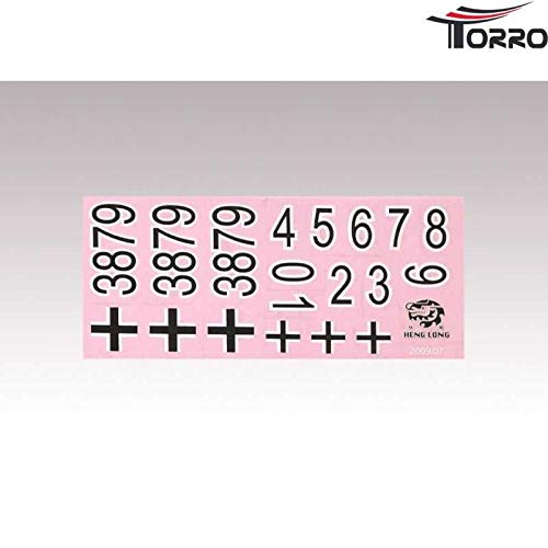 Preisvergleich Produktbild Torro Panzer Panther Ausf. G - Ersatzteil - Aufkleber-Set / Decals