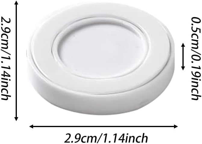 2Pairs Wall Mounted Remote Controller Magnet Hook Router Key Storage Holder for Home Kitchen Organizer (2Pairs-White)