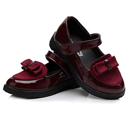 Yu Li Girls School Uniform Shoes Kids Dress Shoes Mary Jane Flat Shoes2