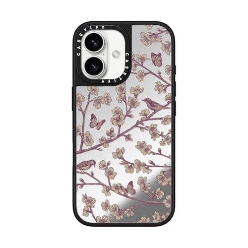 CASETiFY ~[ MagSafeΉ iPhone 16 P[X [ː / 1.5m̗NA (MILKi1{) / CX[dMagsafeΉ] - Blooming Sakura Pink - Vo[ (u
