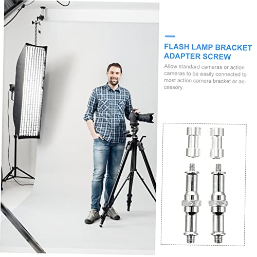 Adaptador de rosca para soporte de luz y flash Operitacx convertidor universal 6