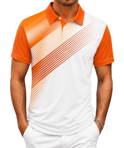 Image of ZITY Mens Golf Shirt Short Sleeve Athletic Casual Work Collared Polo Tshirt