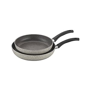BALLARINI PARMA by HENCKELS 2-pc Nonstick Pot and Pan Set, Made in Italy, Set includes 10-inch and 12-inch fry pan