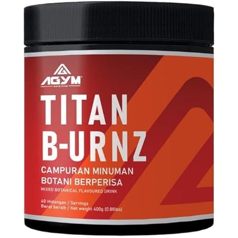 AGYM Nutrition Titan B-urnz Fat Burner Powder Cover