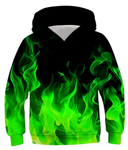 Image of TUONROAD Boys Hoodies 3D Graphic Sweatshirt Lightweight Pullover 6-16T cool