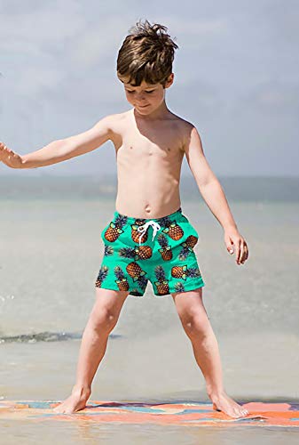 Boys Pineapple Swim Trunks Funny Board Shorts Teens Boy Swimsuits Hawaii Swimwear Upf50+ Sun Protection Waterproof Shorts Size 9 10 #TOP2