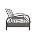 DHP Vermont Metal Futon Frame, Silver