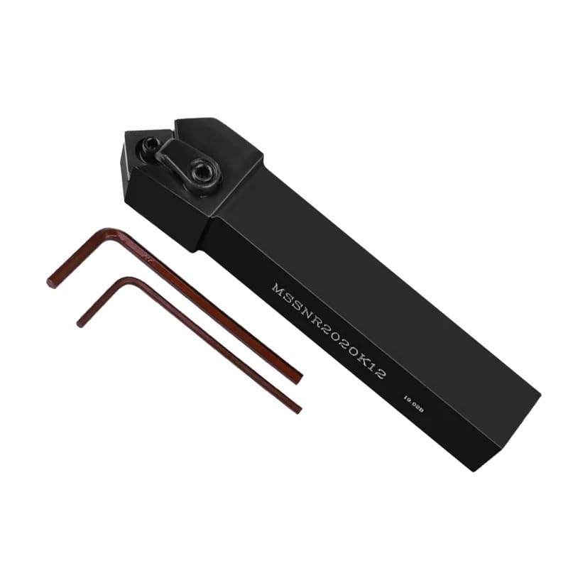 1pc MSSNR2020K12 MSSNL2020K12 125mm 45Degree External Turning Tool Holder Lathe Machine CNC Turning Metal Lathe Cutting Tools(MSSNR2020K12)