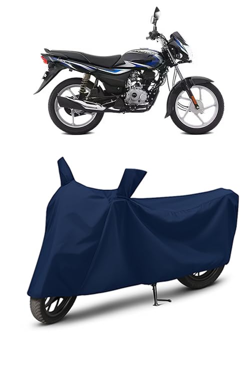 Image of Premium Waterproof Bike Cover for Bajaj Platina 100 | Heavy Duty All Weather Protection from Rain, Dust, Sun & Scratches with Mirror Pockets | Platina 100 Bike Cover