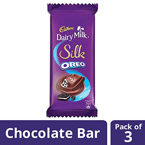 Image of Cadbury Dairy Milk Silk Chocolate Bar, 150 Gram (Pack Of 3) & Dairy Milk Silk Oreo Chocolate Bar, 130 Gram (Pack Of 3) & Dairy Milk Silk Fruit & Nut Chocolate Bar, 137 Gram (Pack Of 3)