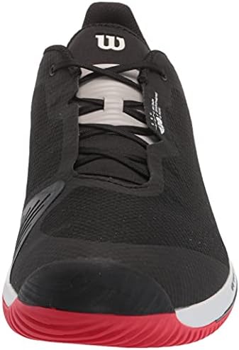 Wilson Men's KAOS Swift Tennis Shoe, Black/Pearl Blue RED, 8.5 | Image 1