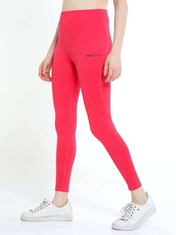 Image of High-Waist Workout Tights for Women - Breathable, Stretchable Activewear Leggings with UV Protection Stylish Sweat-Wicking Gymwear Perfect for Gym, Pilates, Yoga, and Fitness Enthusiasts