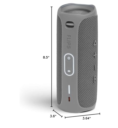 Image of JBL FLIP 5 Waterproof Portable Bluetooth Speaker - Gray (Renewed)