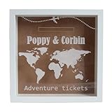 Personalised Travel Ticket Collection Box | Adventure...