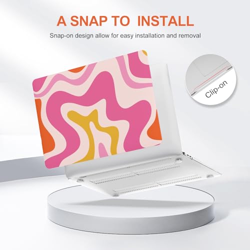Funda MacBook Air 13 A2337 M1 con protector de pantalla y teclado iCasso 5