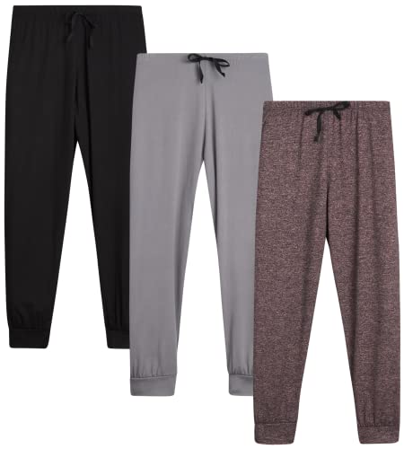 Image of Sweet Hearts Girls Sweatpants - 3 Pack Super Soft Performance Jogger Girls Pants: Made in USA (Sizes 5-18)