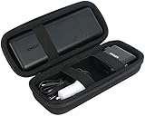 Khanka Duro Viaje Funda Case Estuche para Anker PowerCore 20100 - Batería Externa para Dispositivos portátiles.（Solo Estuche, Negro