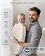 COMOMY Veganes Leder Wickelauflage 80x40cm | Wasserdicht & Abwaschbar Wickelunterlage mit Sicherheitsgurt & Anti-Rutsch-Design | Weiche Leichte Wickelmatte (Beige)