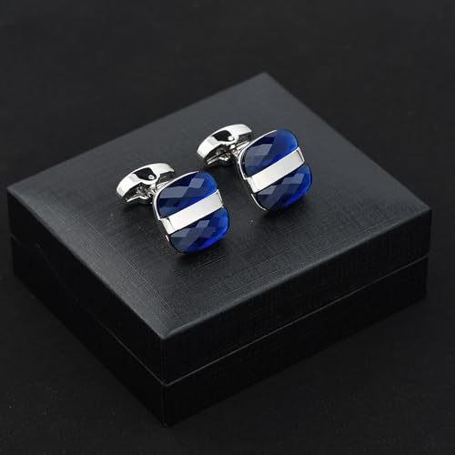 Mancuernillas de Circonia Cúbica para Hombre Pave Formal miniatura 7