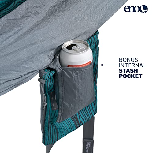 Image of ENO, Eagles Nest Outfitters DoubleNest Lightweight Camping Hammock, 1 to 2 Person, Special Edition Colors, ATC