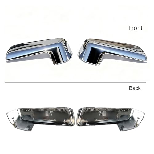 Abagael Mirror Cover Caps Compatible with GMC 2019-2025 Chevy Silverado 1500 and GMC Sierra 1500 Accessories (Chrome) by ABAGAEL - Used condition - Image 2