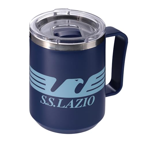 Only4fan S.r.l. SS Lazio Tasse en Acier Thermique Produit Officiel, Bleu