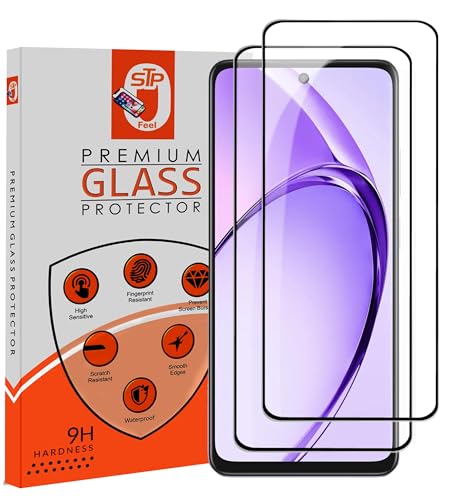 Image of STP FEEL Premium HD+ Tempered Glass Screen Protector Guard Compatible For Poco F6 5G (6.67 Inch, Pack of 2) | Edge to Edge Coverage With Easy to installation kit for Smartphone