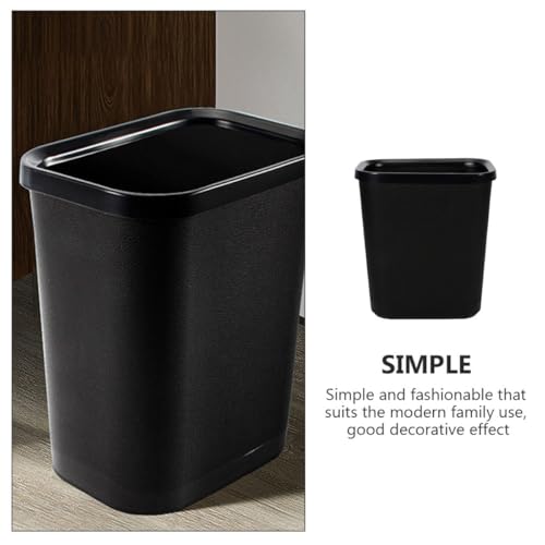 Caneca de basura rectángular ignífuga de plástico de 8 litros miniatura 6