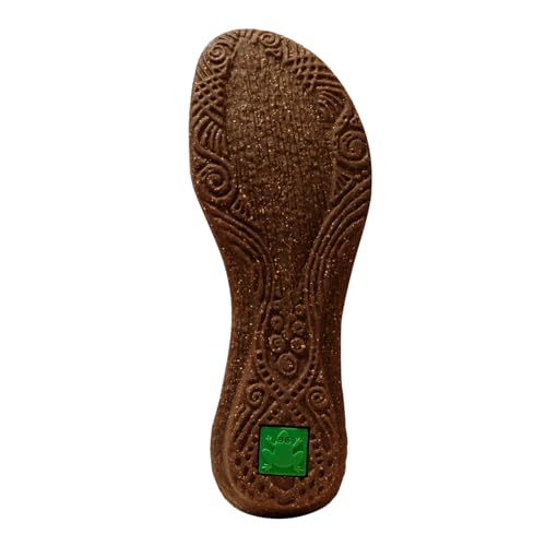 El Naturalista Womens Wakataua N412 Leather Flat Shoes, Piedra, EU 38 / US 82