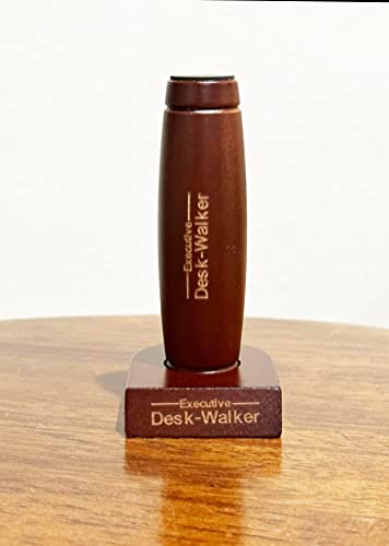 The Original Executive Desk-Walker - Wooden Skill Fidget Toy - Great Gift (Walnut)