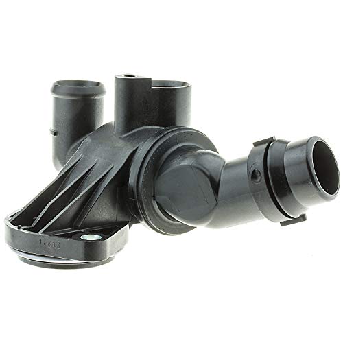 MotoRad 580-212 Integrated Housing Thermostat - Volkswagen Passat (06-08) GTI (06-08) Eos (07-09) Jetta (06-10) Bora (06-07), Audi A3 (04-08) TT Quattro (09-14) TT (08-09) A3 Quattro (04-05)